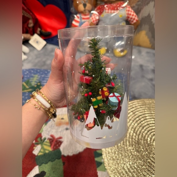 (NWT) Vintage BRAND NEW Set of 3 Christmas placemats + Mini Decor Christmas Tree - Picture 2 of 5